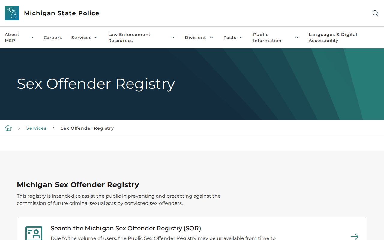 Keweenaw County sex offender registry status and reporting information