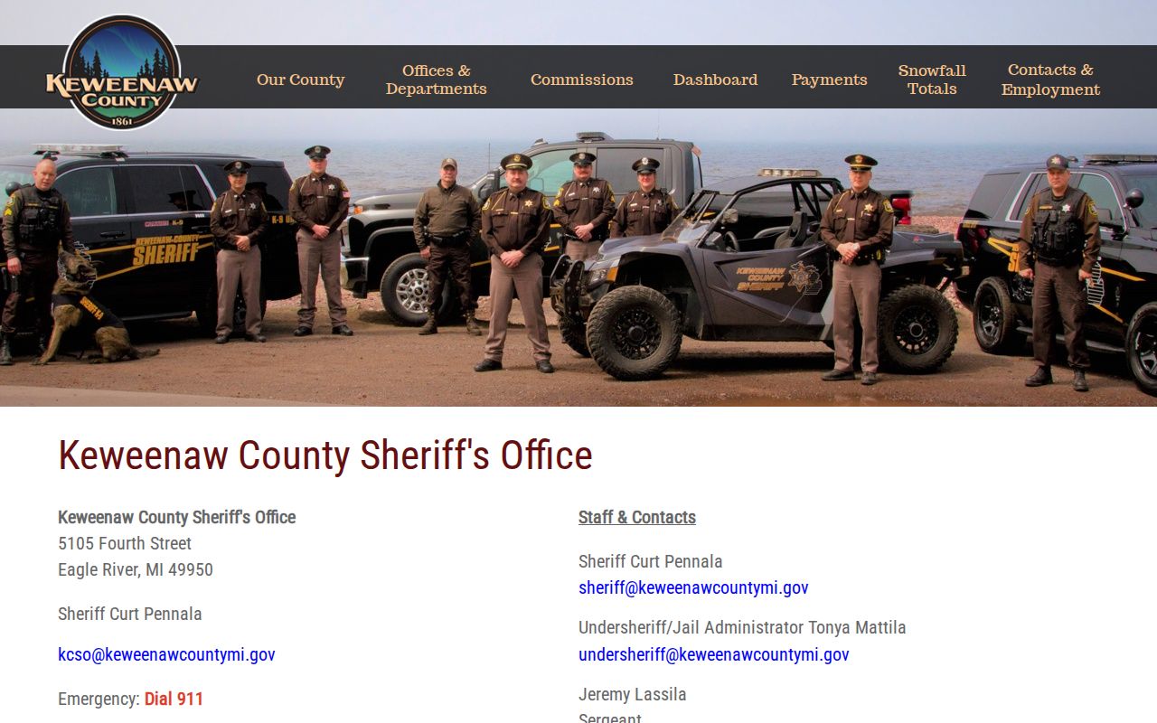 Keweenaw County sheriff's office